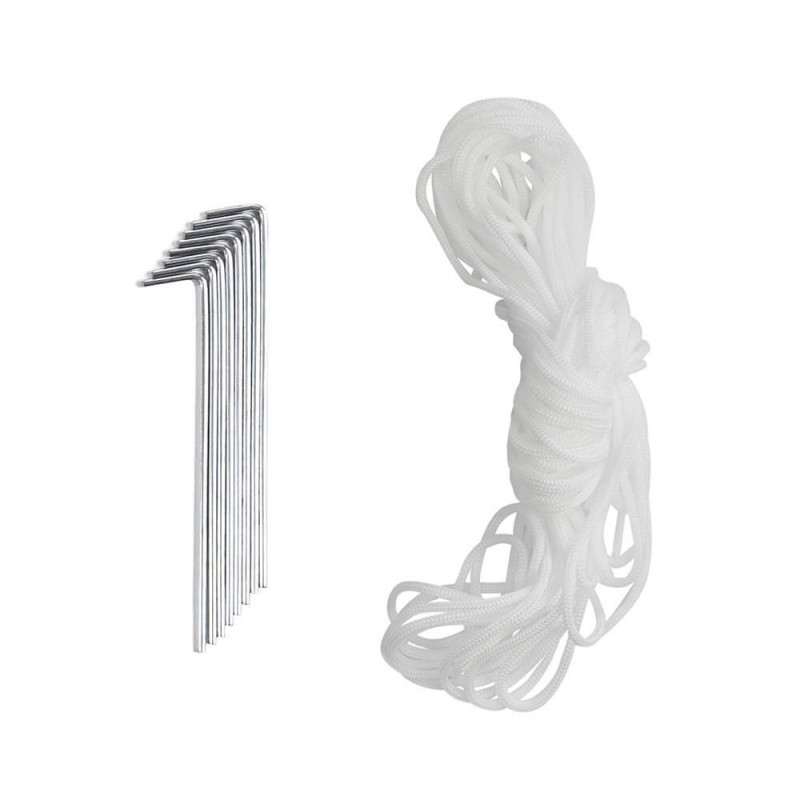 Cort Muhler G1015 300x300x250 cm, structură din oțel, albastru