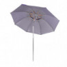 Umbrelă de plajă Muhler YL1039, 200x200 cm, protecție UV, cadru din oțel, înclinare reglabilă, violet