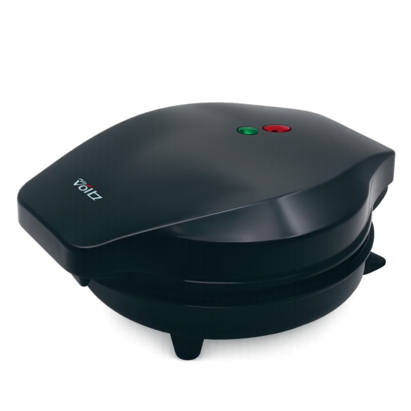 Aparat pentru gogosi / donuts Oliver Voltz OV51442GC, 1200 W, 7 gogosi, Placi antiaderente, Indicator luminos, Negru