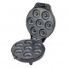 Aparat pentru gogosi / donuts Oliver Voltz OV51442GC, 1200 W, 7 gogosi, Placi antiaderente, Indicator luminos, Negru