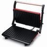 Aparat pentru sandvisuri / sandwich maker Panini Oliver Voltz OV51442R, 1000 W, Placi antiaderente, Deschidere la 180°, Tava pentru grasime, Rosu