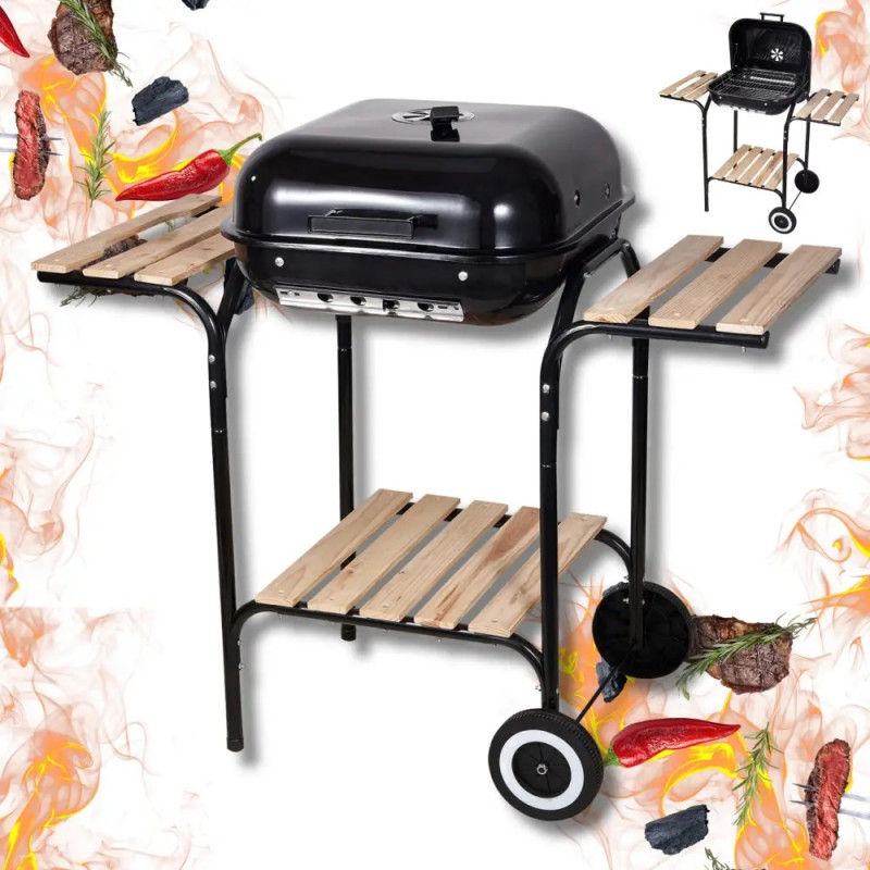 Friteuza cu aer cald Royalty Line RL-AF3.1, 1400W, 3 L, 5 portii, Negru