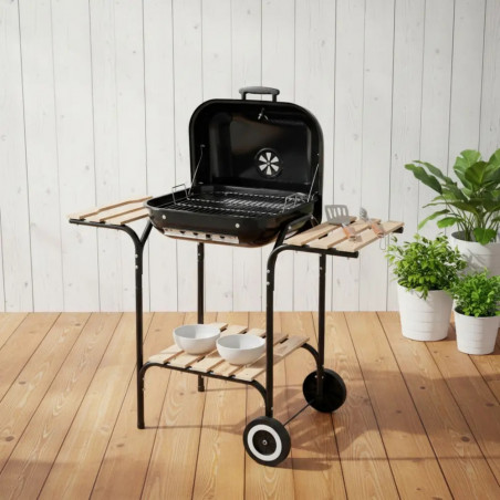 Friteuza cu aer cald Royalty Line RL-AF3.1, 1400W, 3 L, 5 portii, Negru