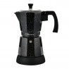 Aparat electric de cafea cubanez Klausberg KB 7998, 500 W, 6 cesti, Element de incalzire incorporat, Supapă de siguranta, Negru