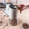 Aparat electric de cafea espresso cubanez Klausberg KB 7997, 600 ml, 12 cesti, Supapa de siguranta, Otel, Inductie, Bej