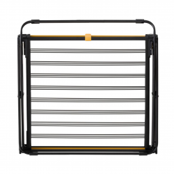 Uscator de rufe Joseph Joseph AirFrame™ 5000024, 16 m, 3 nivele, Pliabil, Mecanism de blocare, Negru/Galben