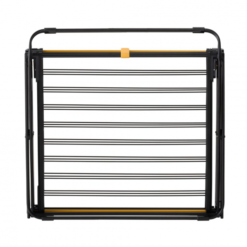Uscator de rufe Joseph Joseph AirFrame™ 5000024, 16 m, 3 nivele, Pliabil, Mecanism de blocare, Negru/Galben