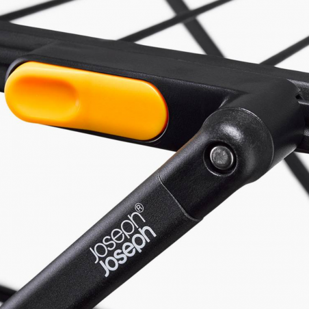 Uscator de rufe Joseph Joseph AirFrame™ 5000024, 16 m, 3 nivele, Pliabil, Mecanism de blocare, Negru/Galben