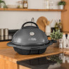 Grătar electric George Foreman 22460-56, 2400 W, 44,5 cm, 15 porții, 5 niveluri de temperatură, strat antiaderent, negru