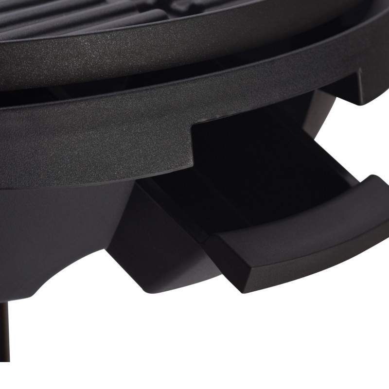 Grătar electric George Foreman 22460-56, 2400 W, 44,5 cm, 15 porții, 5 niveluri de temperatură, strat antiaderent, negru