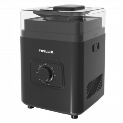 Mașină de înghețată Finlux FCRM-2425W, 100 W, 0,8 l, R600a, negru