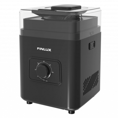 Mașină de înghețată Finlux FCRM-2425W, 100 W, 0,8 l, R600a, negru