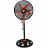 Ventilator Oliver Voltz OV51760N18, 50 W, 18", 3 viteze, Indicator luminos, Reglabil, Negru/Portocaliu