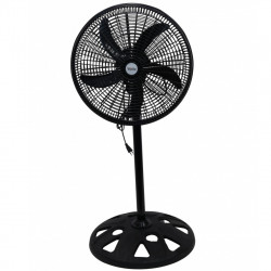 Ventilator Oliver Voltz OV51760N18, 50 W, 18", 3 viteze, Indicator luminos, Reglabil, Negru