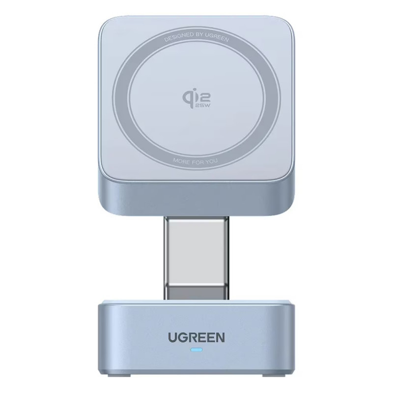 Încărcător wireless 2-în-1 UGREEN W752, putere maximă 35 W, MagFlow 25 W Qi2, USB-C, negru