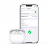 Căști fără fir UGREEN HiTune T3 TWS ANC WS106, 7 ore, reducere activă a zgomotului (ANC), Ambient Sound, comandă tactilă, Bluetooth 5.2, alb