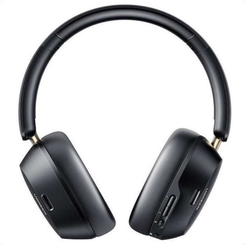 Căști fără fir UGREEN HiTune ANC Max5c HP203, Până la 75 de ore, Spatial Audio, Hi-Res, Anulare hibridă a zgomotului (ANC), Pliabile, Negru