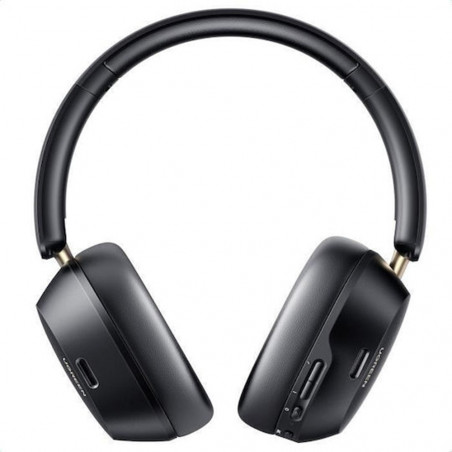 Căști fără fir UGREEN HiTune ANC Max5c HP203, Până la 75 de ore, Spatial Audio, Hi-Res, Anulare hibridă a zgomotului (ANC), Pliabile, Negru