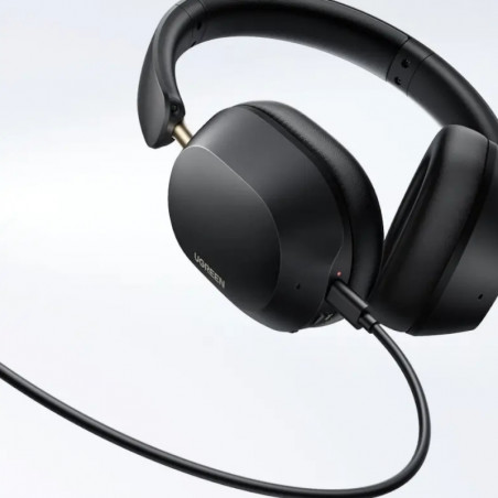 Căști fără fir UGREEN HiTune ANC Max5c HP203, Până la 75 de ore, Spatial Audio, Hi-Res, Anulare hibridă a zgomotului (ANC), Pliabile, Negru