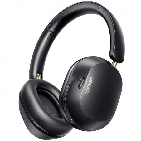 Căști fără fir UGREEN HiTune ANC Max5c HP203, Până la 75 de ore, Spatial Audio, Hi-Res, Anulare hibridă a zgomotului (ANC), Pliabile, Negru