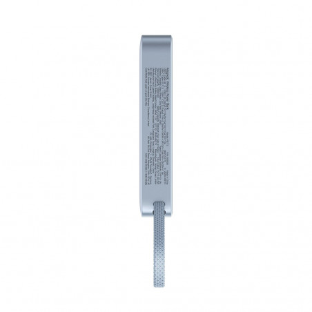 Baterie externă UGREEN PB773, 10000 mAh, PD 30 W, Qi2 25 W, Magflow, afișaj digital LED, cablu integrat, USB-C, albastru