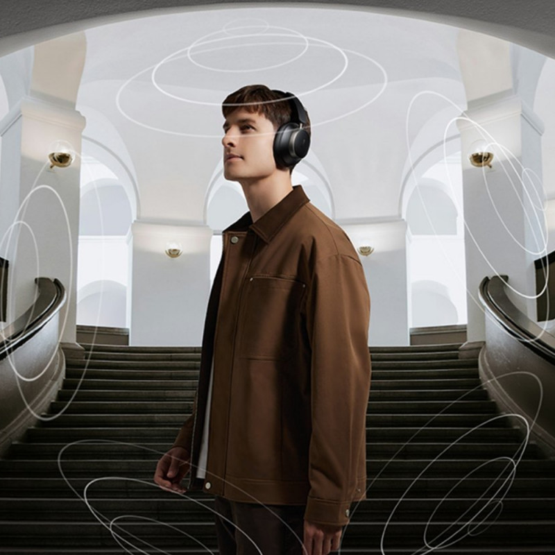 Căști fără fir UGREEN ANC HP206 StudioPro, până la 120 de ore, Hi-Res, LDAC, Spatial Audio, Game Mode, 8 moduri EQ, încărcare rapidă, negru
