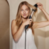 Aparat de coafat și uscat păr 8-în-1 Silk'n SilkyAir Flex SIF8PE1001, 1300 W, ondulare automată și reglare a temperaturii, 39-90 °C, 3 viteze, autocurățare, ionizare, negru/auriu