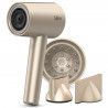Uscător de păr Silk'n SilkyAir Pro HDB3PE1001, 1600 W, 76 km/h, 18 moduri, control automat al temperaturii, 39-98 °C, ionizare, 3 accesorii, LED, roz auriu