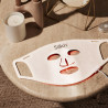 Mască fototerapeutică pentru față Silk'n LED Face Mask 100 FLM100PE1001, autonomie de 130 de minute, 4 moduri, sesiune de 10 minute, design flexibil, alb