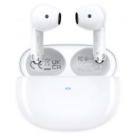 Casti fara fir UGREEN HiTune H5 TWS WS201, 6 ore, Reducere activa a zgomotului (ANC), IPX5, Cpmandă tactila, Bluetooth 5.3, Alb