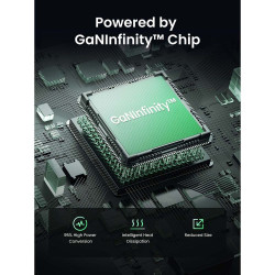 Încărcător UGREEN GaN X565, PD 3.0 100 W, 3xUSB-C/1xUSB-A, tehnologie GaN, ,  Gri