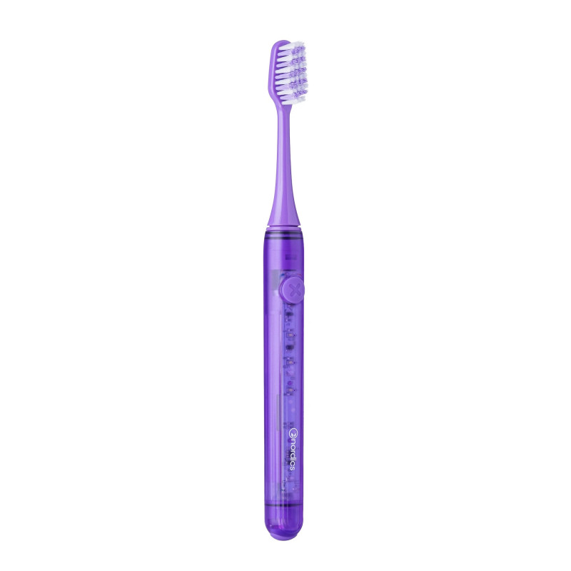 Perie de dinți electrică Nordics XO10P SOFT, 3 moduri, IPX7, cronometru cu intervale de 30 de secunde, autonomie de 120 de zile, USB-C, violet