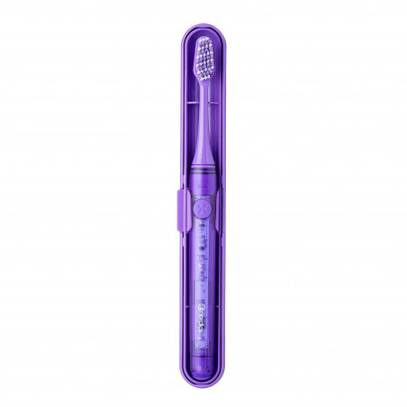 Perie de dinți electrică Nordics XO10P SOFT, 3 moduri, IPX7, cronometru cu intervale de 30 de secunde, autonomie de 120 de zile, USB-C, violet