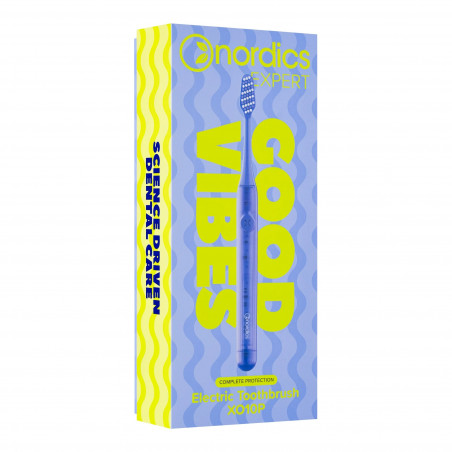 Perie de dinți electrică Nordics XO10P SOFT, 3 moduri, IPX7, cronometru cu intervale de 30 de secunde, autonomie de 120 de zile, USB-C, violet