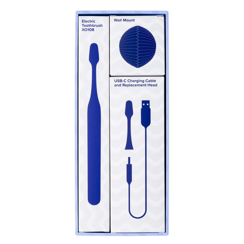 Perie de dinți electrică Nordics XO10P SOFT, 3 moduri, IPX7, cronometru cu intervale de 30 de secunde, autonomie de 120 de zile, USB-C, violet