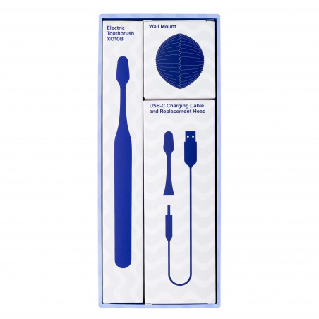 Perie de dinți electrică Nordics XO10P SOFT, 3 moduri, IPX7, cronometru cu intervale de 30 de secunde, autonomie de 120 de zile, USB-C, violet