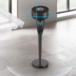 Ventilator Dreo TurboPoly™ Fan 154, 36 W, 3 moduri, 9 viteze, oscilație orizontală de până la 120°, HyperSilent, negru