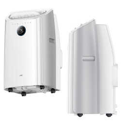 Aparat de aer condiționat portabil Dreo 515S, 1500 W, 20-30 m², 12000 BTU, Răcire, Ventilator, Uscare, Comenzi vocale, LED, Alb