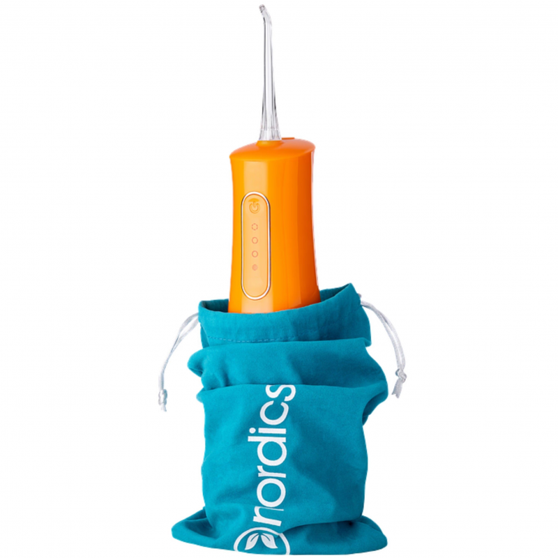 Dus dentar Iris Nordics Expert IA55O, 340 ml, 7 moduri, 4 intensitati ale jetului, IPX8, USB-C, Portocaliu