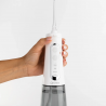 Irigator dentar Nordics Expert EA139W, 300 ml, 5 moduri, 5 jeturi de aer, IPX7, Duza rotativa la 360°, USB-C, Alb