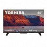 Televizor Toshiba 40LA2363DG, 40", 100 cm, Full HD 1920x1080, clasa E, Smart TV, DLED, Wi-Fi, Bluetooth, Android 11, negru