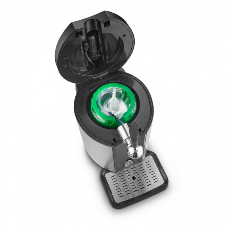 Dozator de bere cu racire CASO BeerMaster, 5 l, Negru/Argintiu