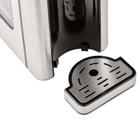 Dozator de apa fierbinte Caso HW 660 1879, 2600 W, 2,7 l, 7 setari de temperatura, 40-100°C, Comanda tactila, Filtru, Negru/Inoxidabil