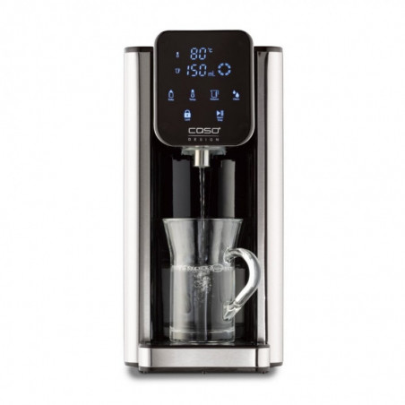 Dozator de apa fierbinte Caso HW 660 1879, 2600 W, 2,7 l, 7 setari de temperatura, 40-100°C, Comanda tactila, Filtru, Negru/Inoxidabil