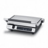 Grătar electric 3 în 1 Caso Germany SteakMaster Pro, 2000 W, 34 x 24 cm, 80-240 °C, acoperire ceramică, cronometru, comandă tactilă, inox/negru