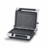 Grătar electric 3 în 1 Caso Germany SteakMaster Pro, 2000 W, 34 x 24 cm, 80-240 °C, acoperire ceramică, cronometru, comandă tactilă, inox/negru