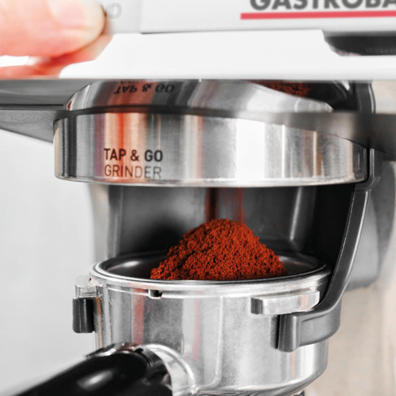 Mașină de espresso Gastroback Espresso Barista Pro 42616, 1550 W, 15 bari, 2,8 l, ULKA, PID, 30 de niveluri de măcinare, oțel inoxidabil