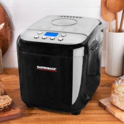 Mașină de pâine Gastroback Design Pro 42822, 500 W, 500-750-1000 g, 19 programe, vas antiaderent, 7 tipuri de pâine, 3 niveluri de coacere, negru