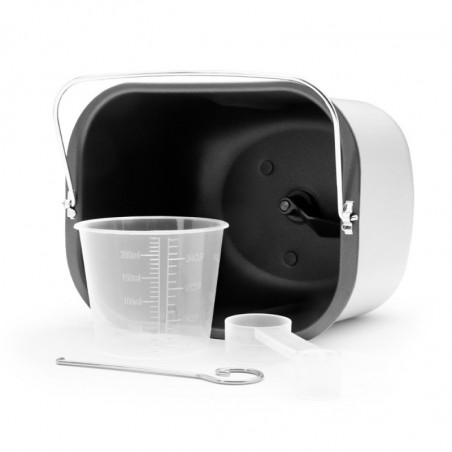 Mașină de pâine Gastroback Design Pro 42822, 500 W, 500-750-1000 g, 19 programe, vas antiaderent, 7 tipuri de pâine, 3 niveluri de coacere, negru