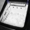 Mașină de gheață Gastroback Bartender Pro 41143, 145 W, 15 kg/24 ore, 2,8 l, 2 dimensiuni, R600a, LED, fără CFC, inox/negru